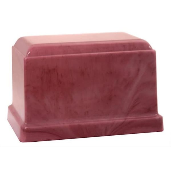 Medm Taylor Urns 520BU Cultured Onyx Cremation Olympus Adult Urn; Burgundy 520BU - main